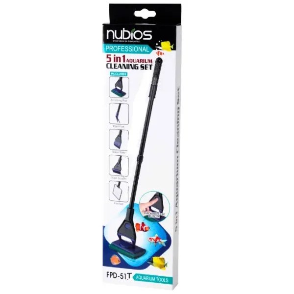 NUBIOS 5 IN 1 AQUARIUM CLEANING SET FPD-51B