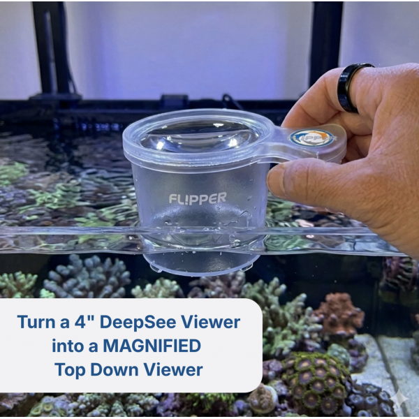 FLIPPER DeepSee Scope 4-Inch Top Down Aquarium Viewer