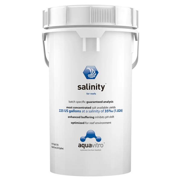 AQUA VITRO SALINITY SALT - (2.72KG) (15.87KG) (29.75KG)
