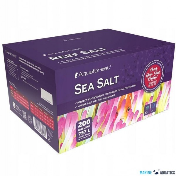 AQUAFOREST SEA SALT -   ( 5KG x 5PKG ) ( 5KG x 1PKG )