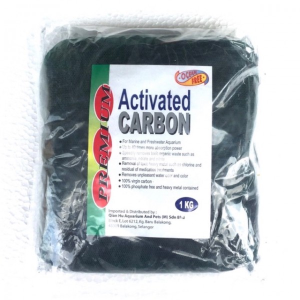 OCEAN FREE ACTIVATED CARBON - 1KG