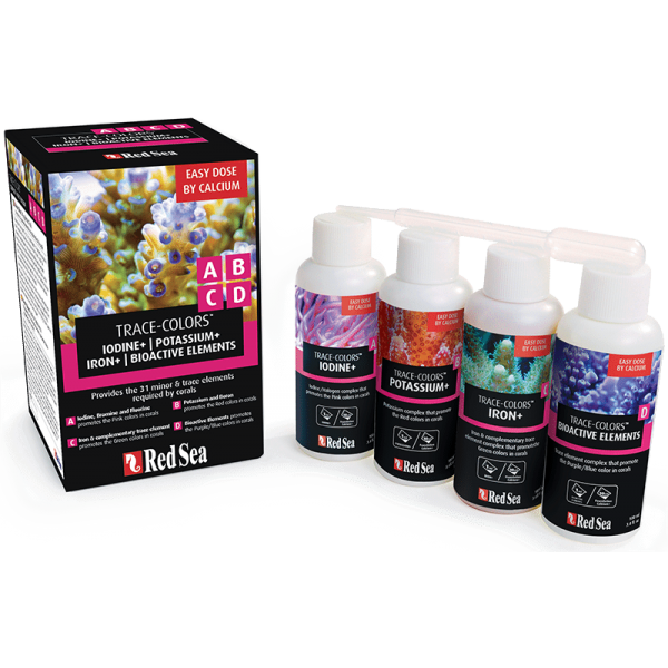 RED SEA TRACE COLORS - (500ML) (1SET) (1SET 500ML)