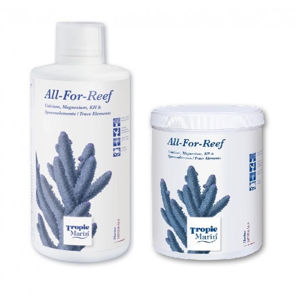 TROPIC MARIN ALL-FOR-REEF (POWDER) - (800G) (1600G) - (LIQUID) - (500ML) (1000ML)